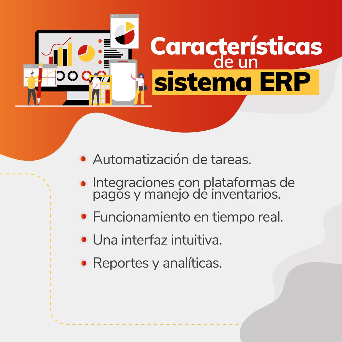 Principales características de un Sistema ERP